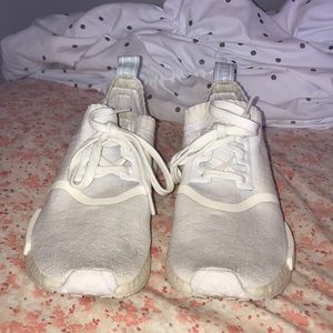 White NMDs Women’s Size 7